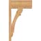 Ekena Millwork Olympic Block Smooth Outlooker, Western Red Cedar, 7 1/2"W x 16"D x 28"H OUT08X16X28OLY05SWR - alternate 2